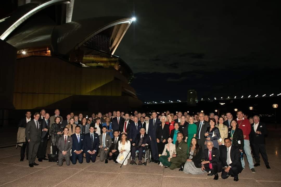 Jessie Zhouand attending Tom Hughes Oration